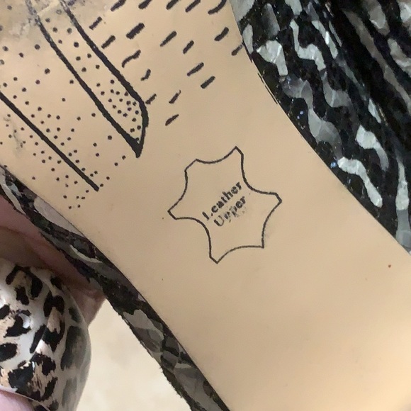 Bella Vita animal print heels. Sz 8.5 M - Picture 4 of 7